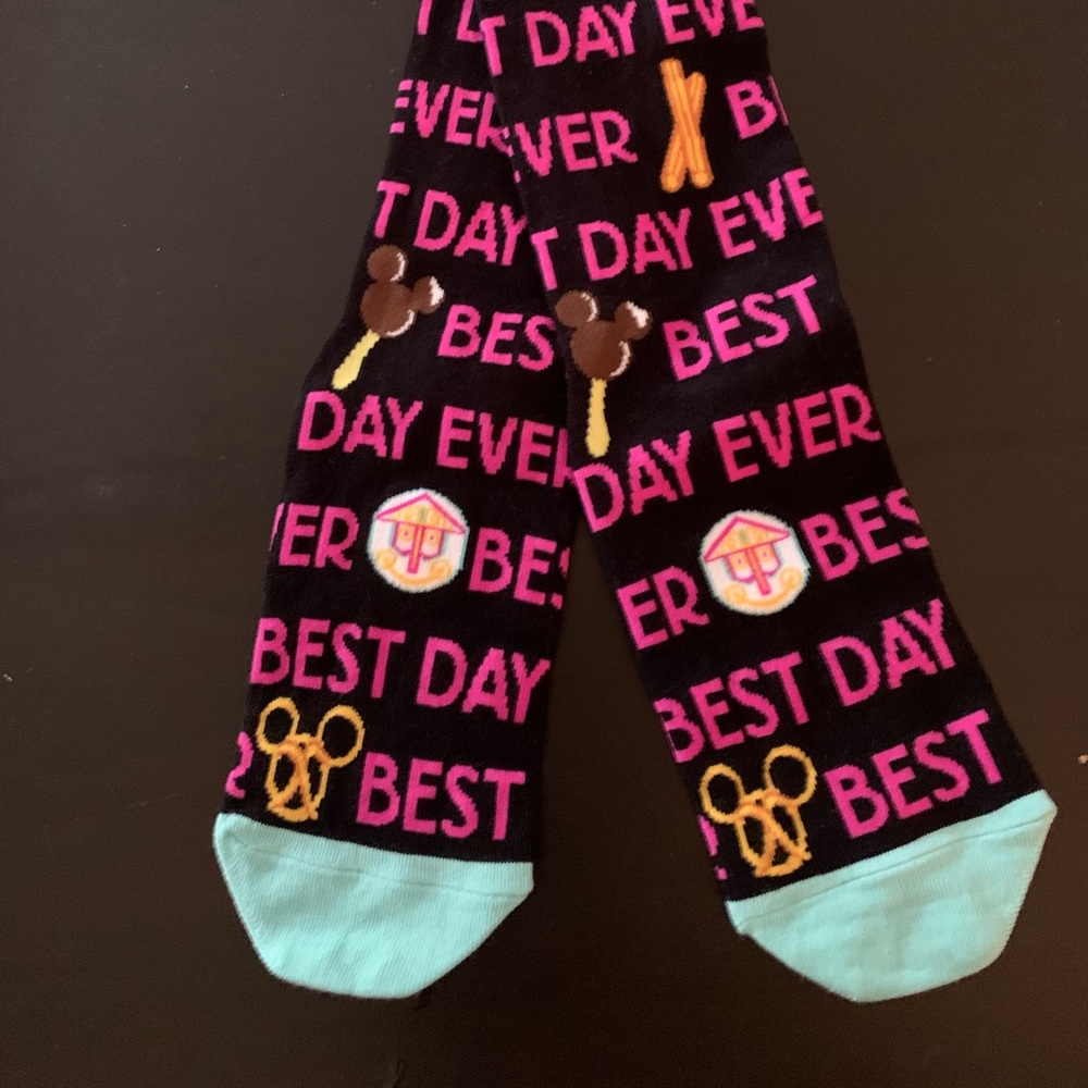 Disney Socks for Adults - Best Day Ever - Treats